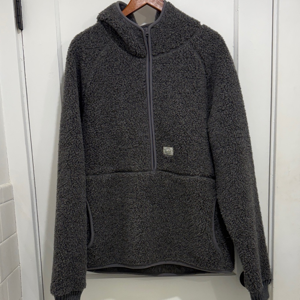 Men's Snow Peak Gray Sherpa Sweater